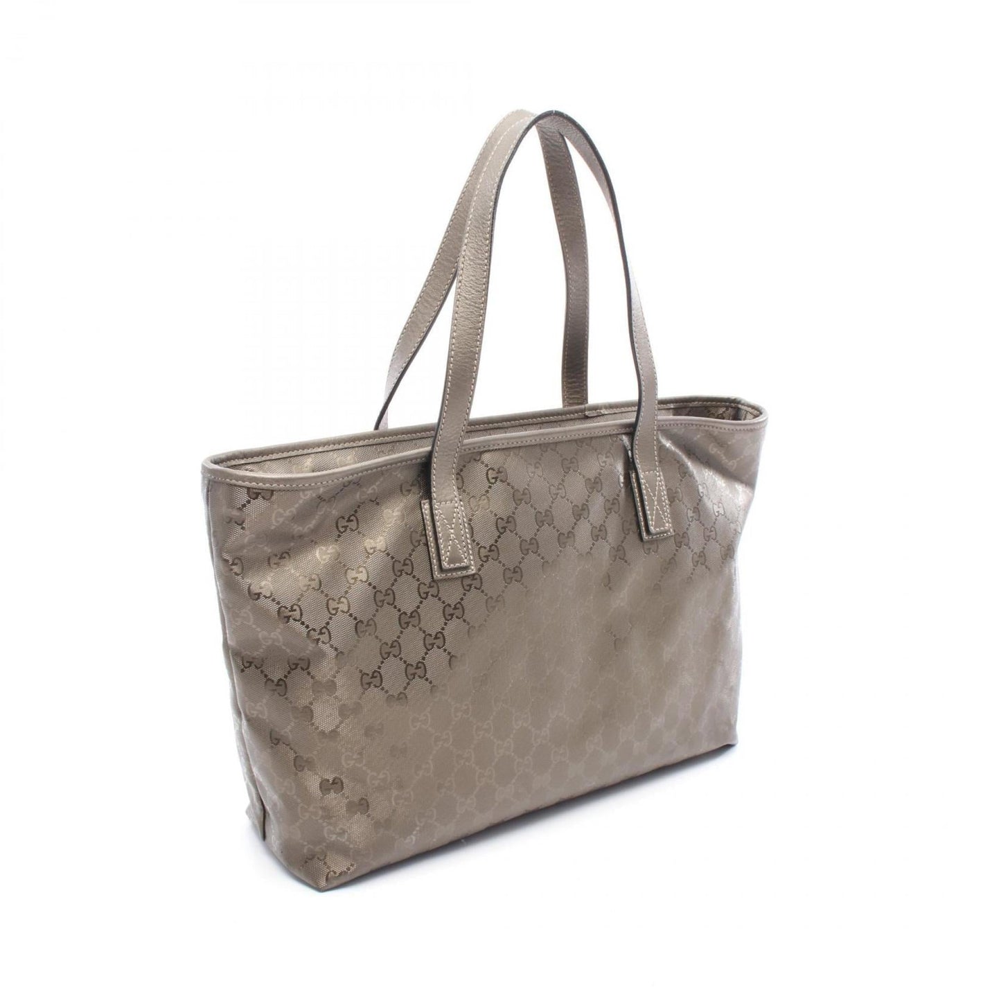 Gucci Brown Pvc Leather Tote Bag ( )