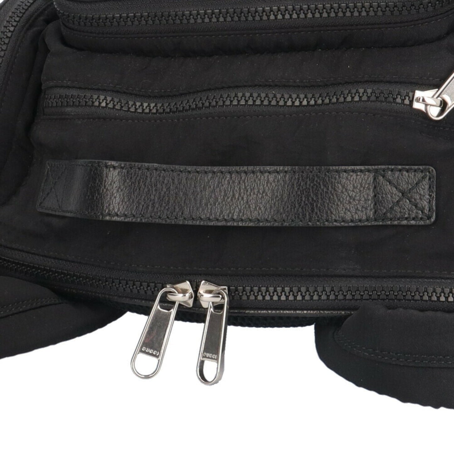 Gucci Black Multi-Color Nylon Backpack ( )