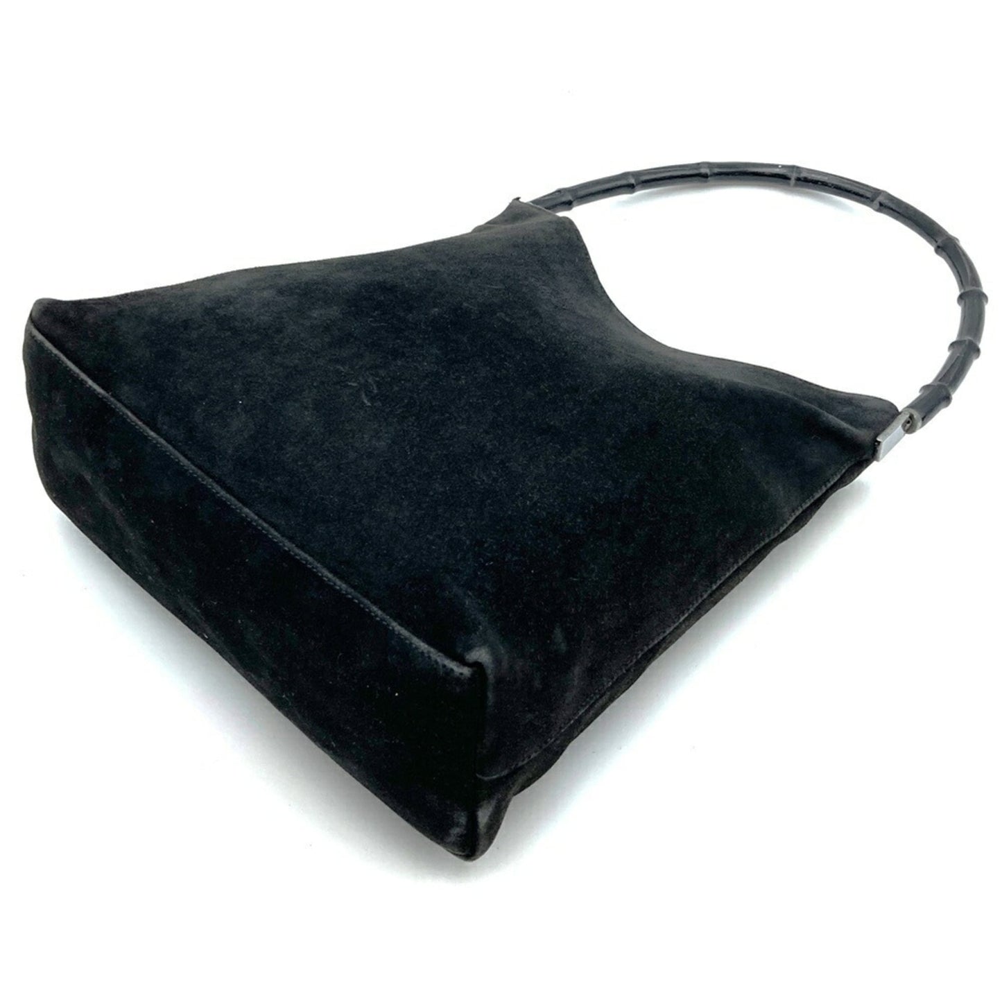 Gucci Black Suede Shoulder Bag ( )