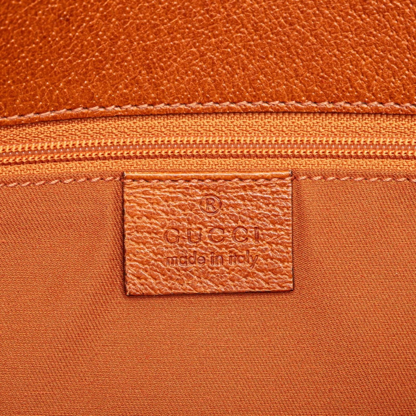 Gucci Beige Brown Canvas Leather Shoulder Bag Tote Bag ( )