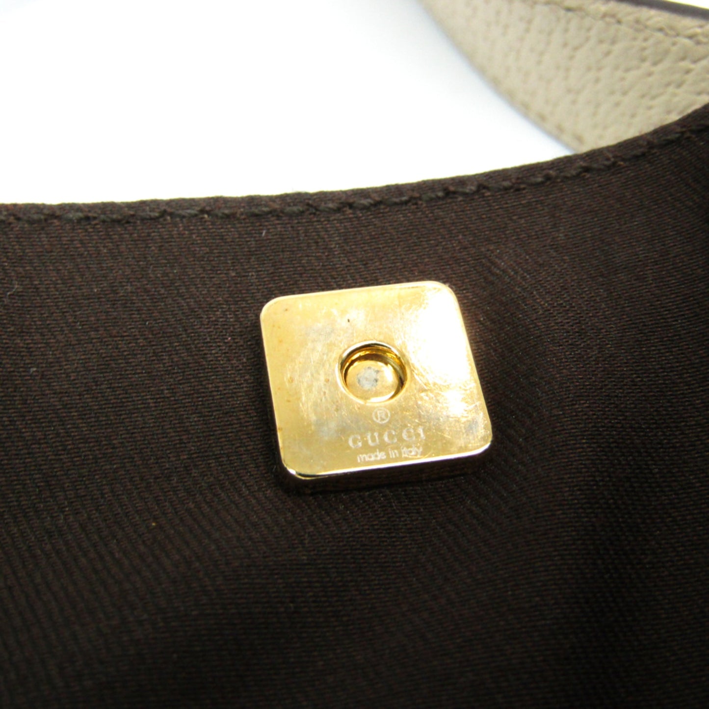 Gucci Gg Canvas Beige Cream Gg Canvas Leather Tote Bag ( )
