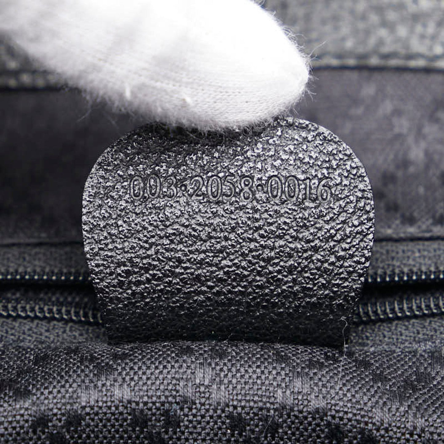 Gucci Bamboo Black Suede Leather Backpack ( )