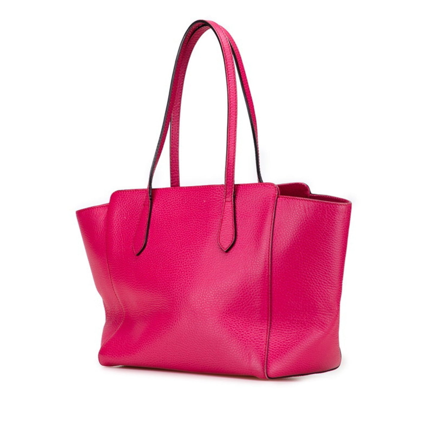 Gucci Gucci Swing Pink Leather Shoulder Bag Tote Bag ( )