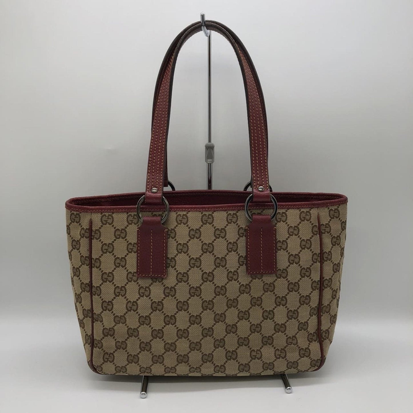 Gucci Gg Canvas Brown Gg Canvas Handbag Tote Bag ( )