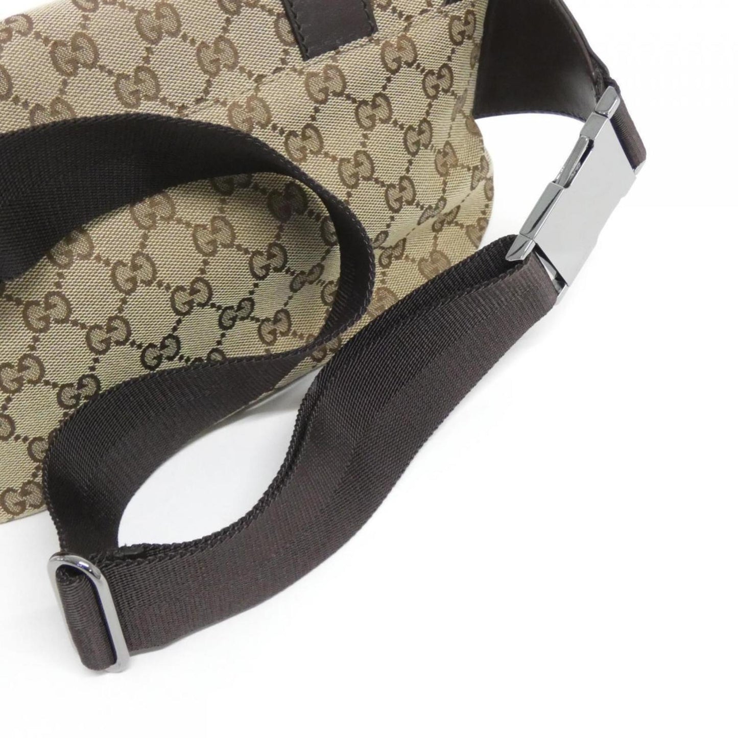 Gucci Beige Brown Gg Canvas Fanny Pack ( )