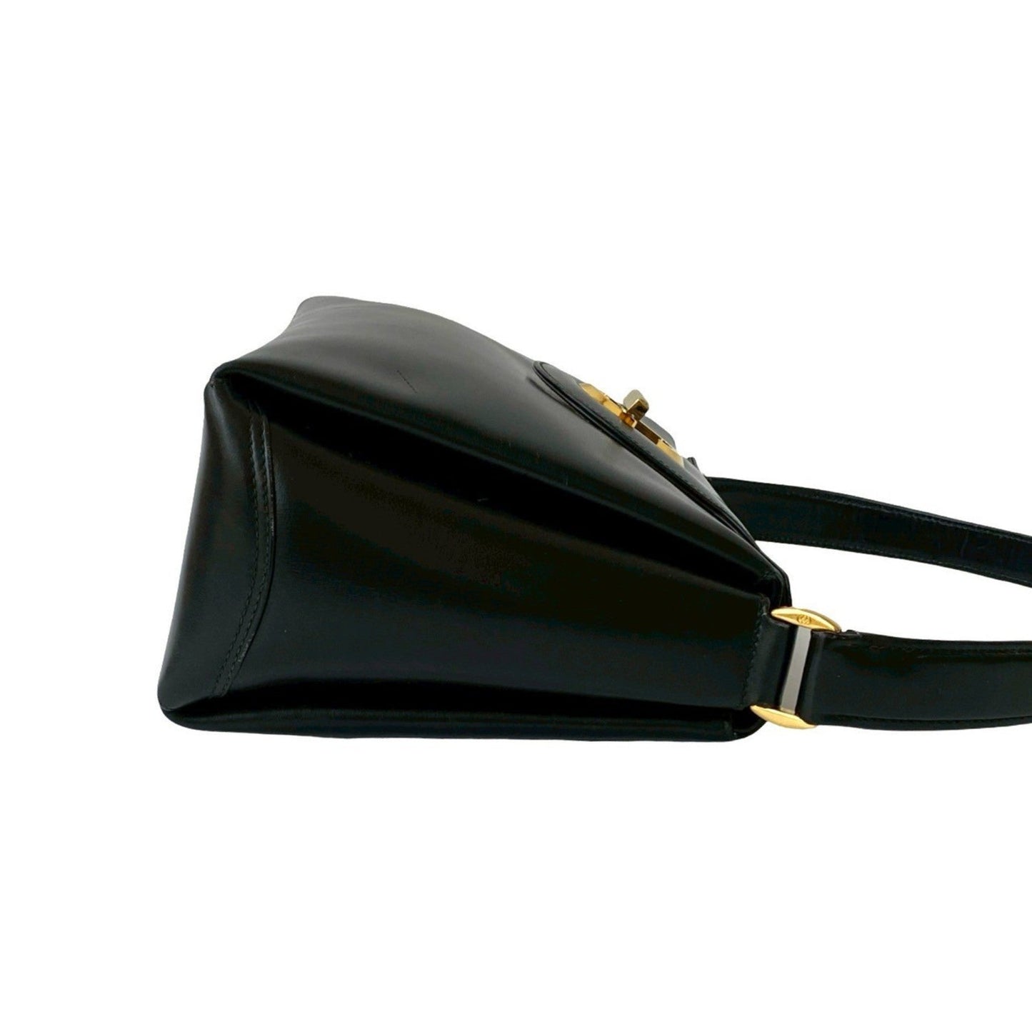 Gucci Black Leather Handbag ( )
