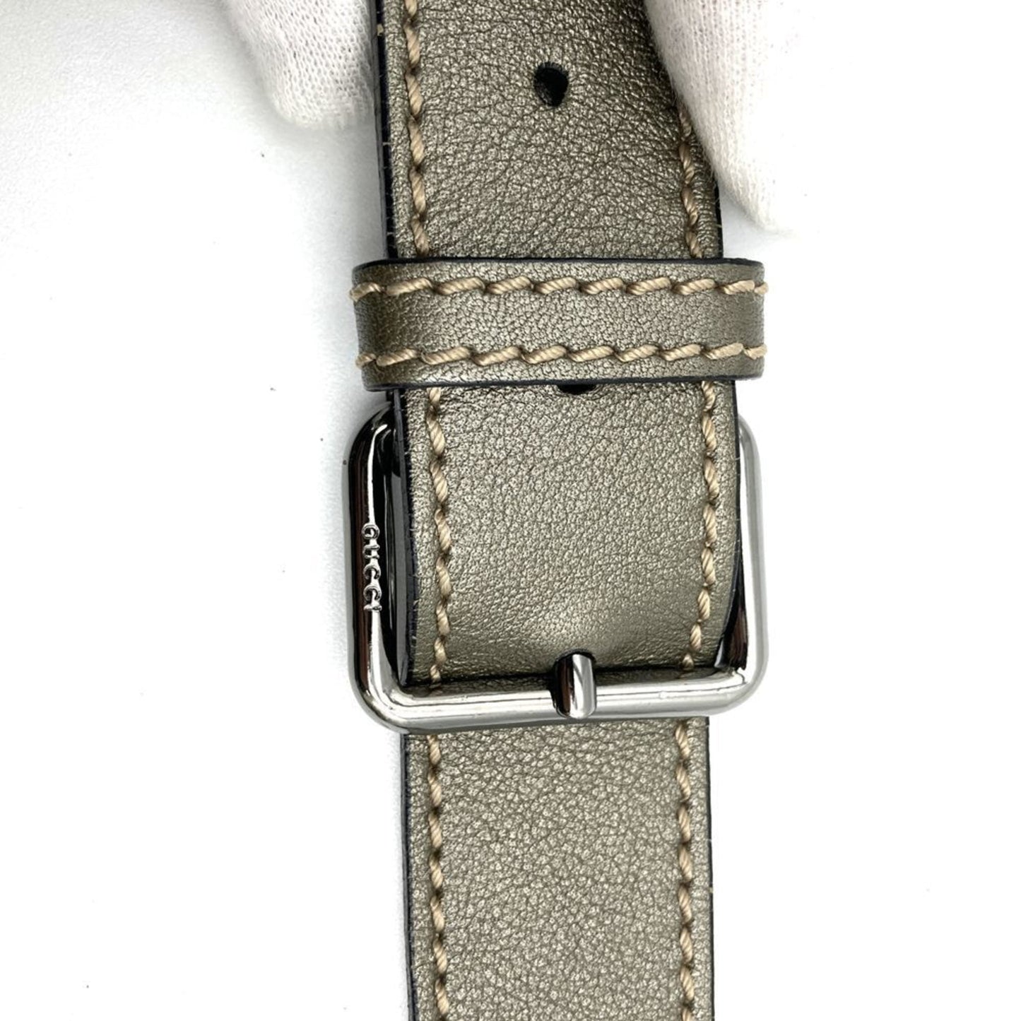 Gucci Gg Imprimé Brown Metallic Gg Imprimé Shoulder Bag ( )