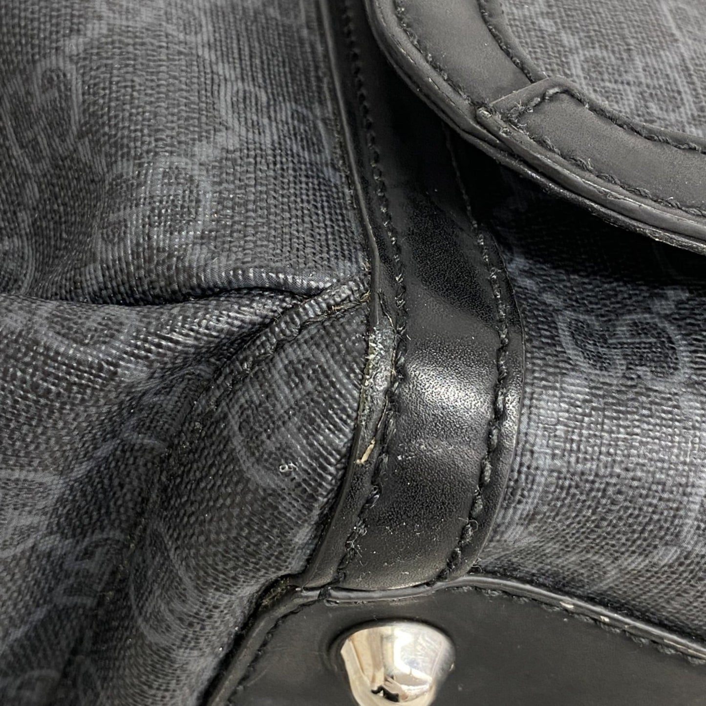 Gucci Black Pvc Shoulder Bag ( )
