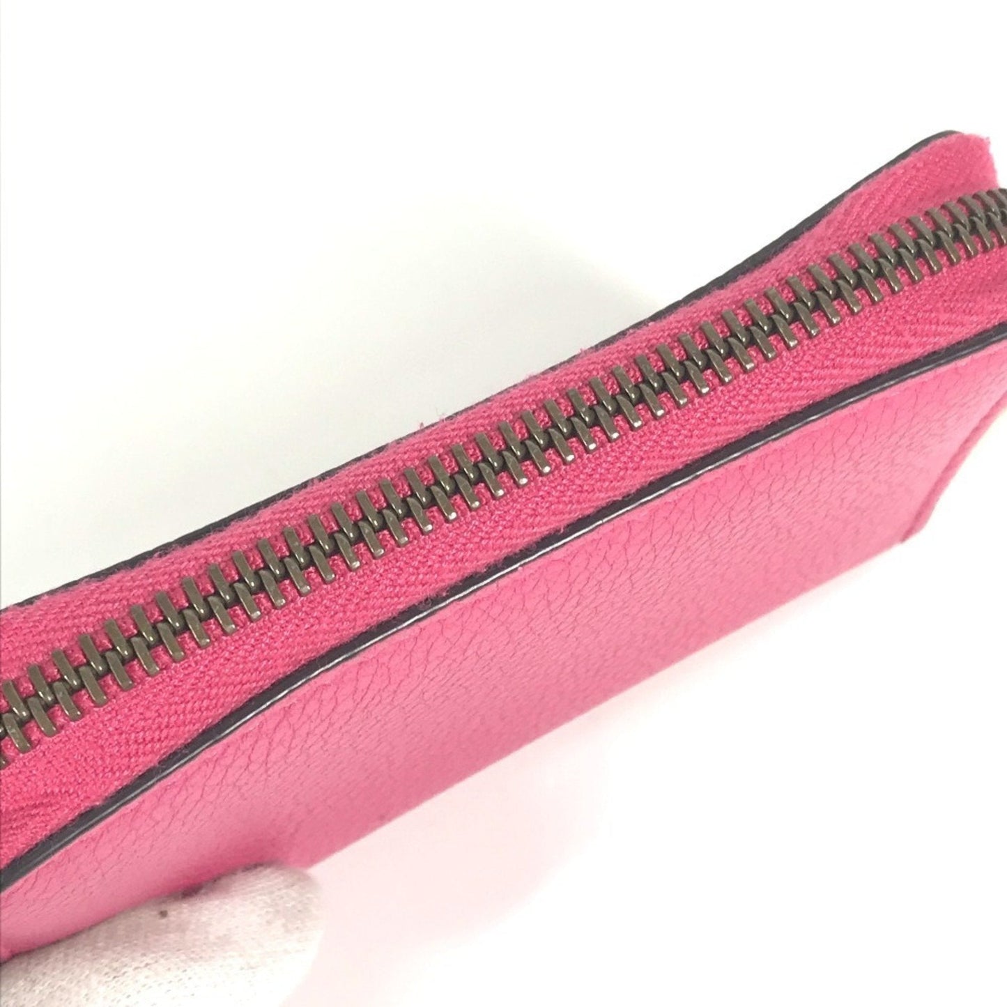 Gucci Pink Leather Coin Purse/Coin Case ( )
