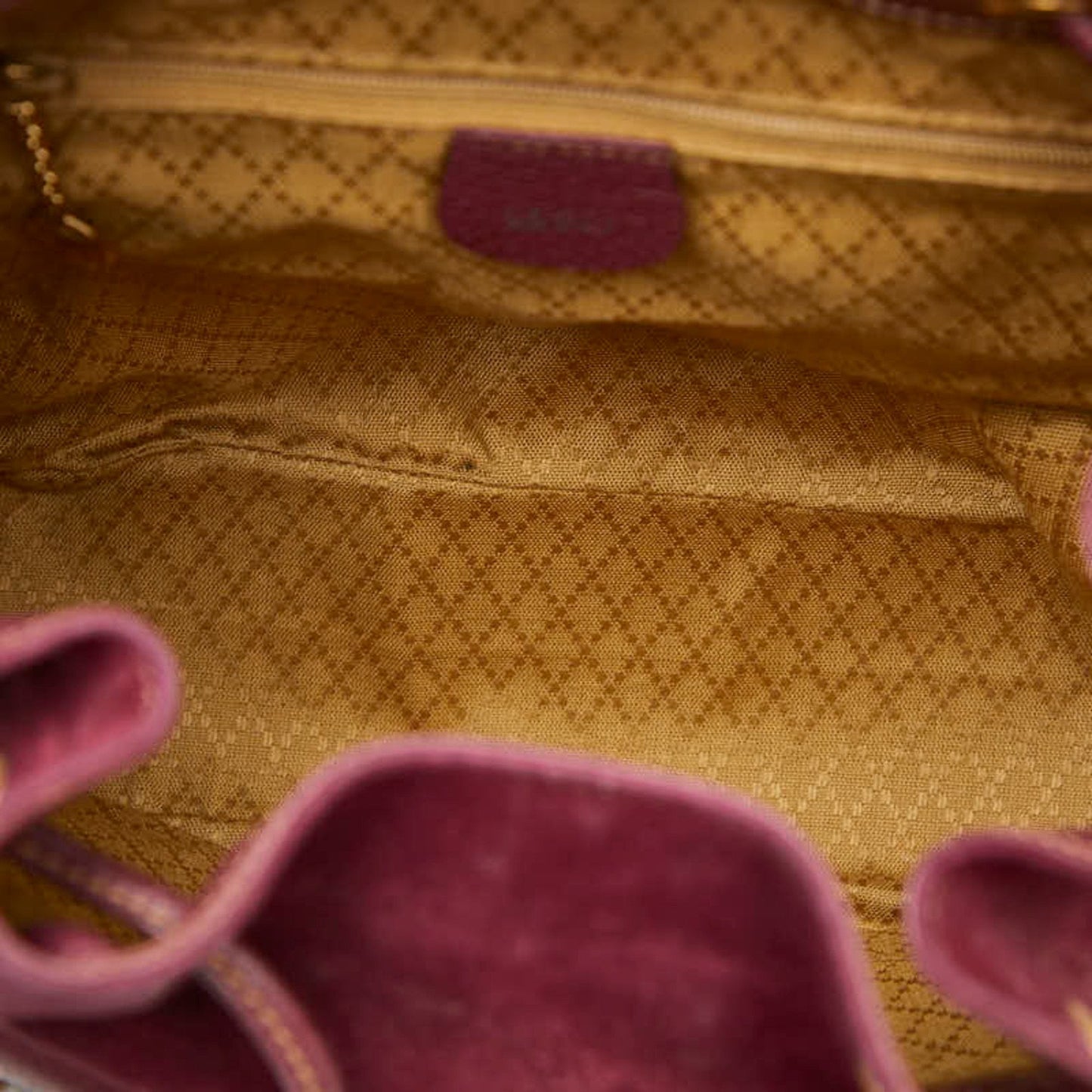 Gucci Purple Suede Backpack ( )