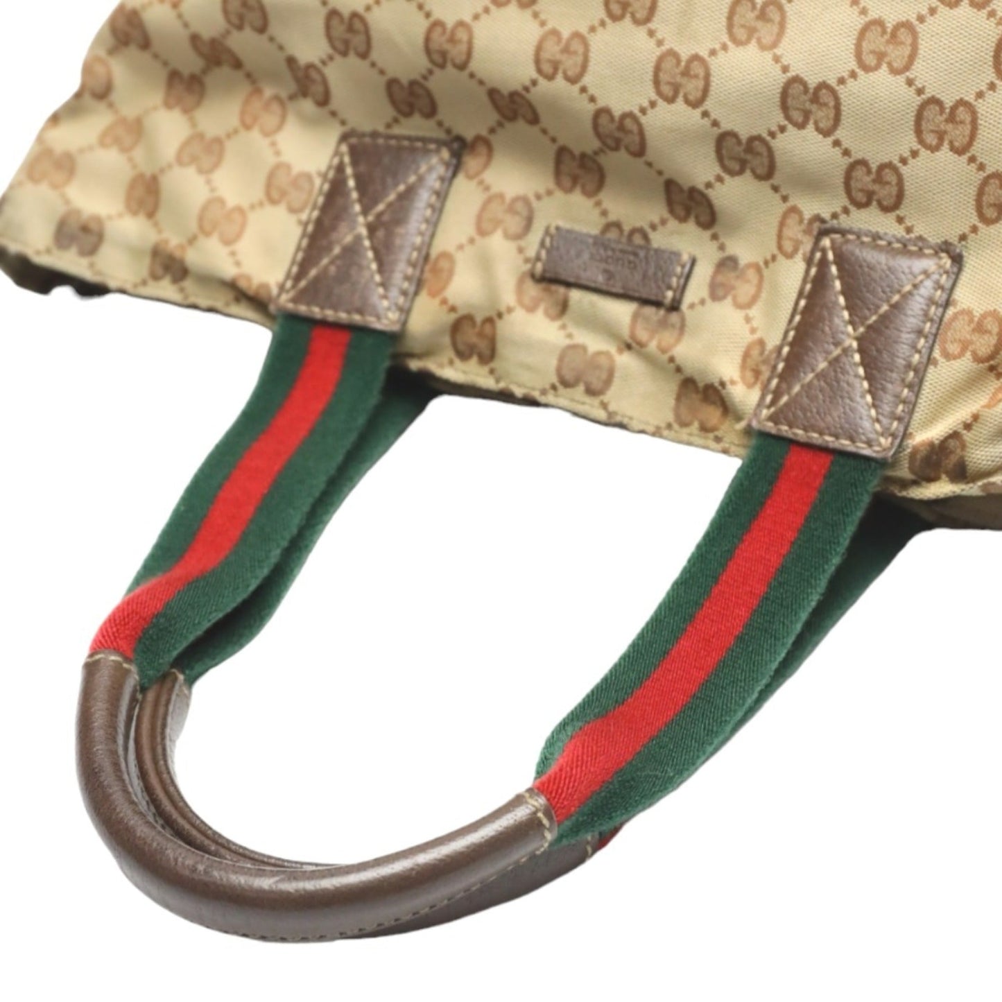 Gucci Gg Canvas Beige Gg Canvas Handbag Tote Bag ( )