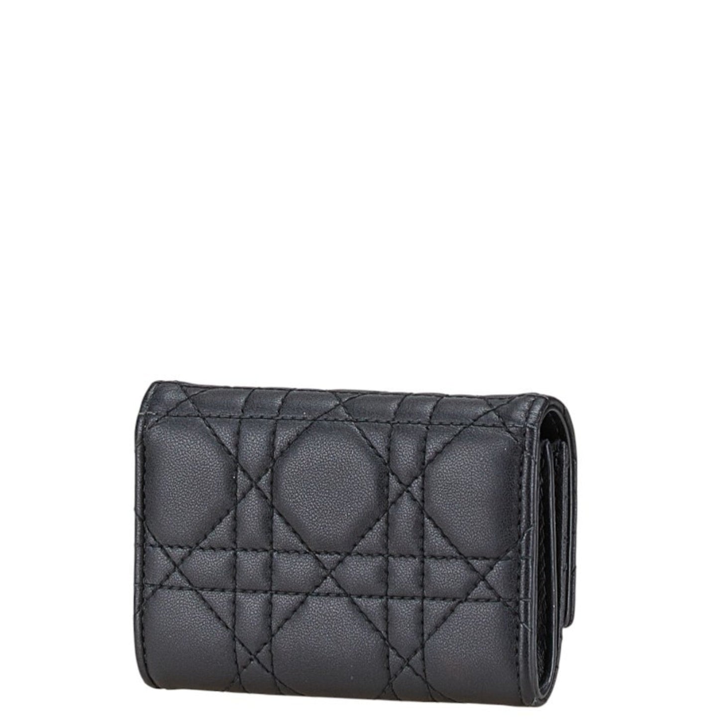 Christian Dior Black Leather Wallet (Bi-Fold) ()