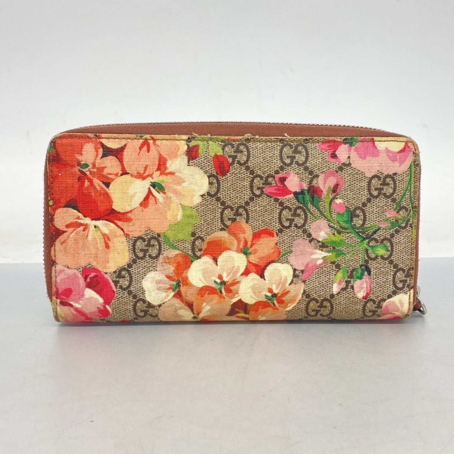Gucci Brown Pink Pvc Long Wallet (Bi-Fold) ( )