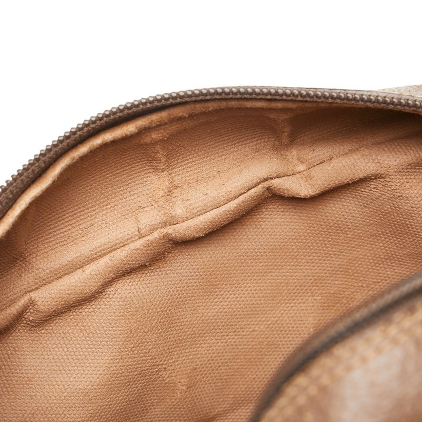 Gucci Beige Brown Pvc Leather Clutch Bag Pouch ( )