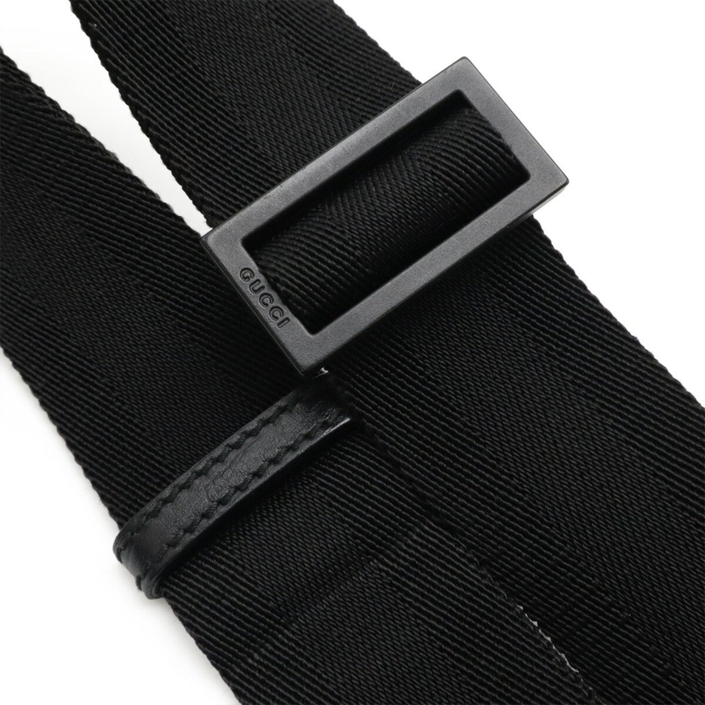 Gucci Black Gray Gg Supreme Leather Shoulder Bag ( )