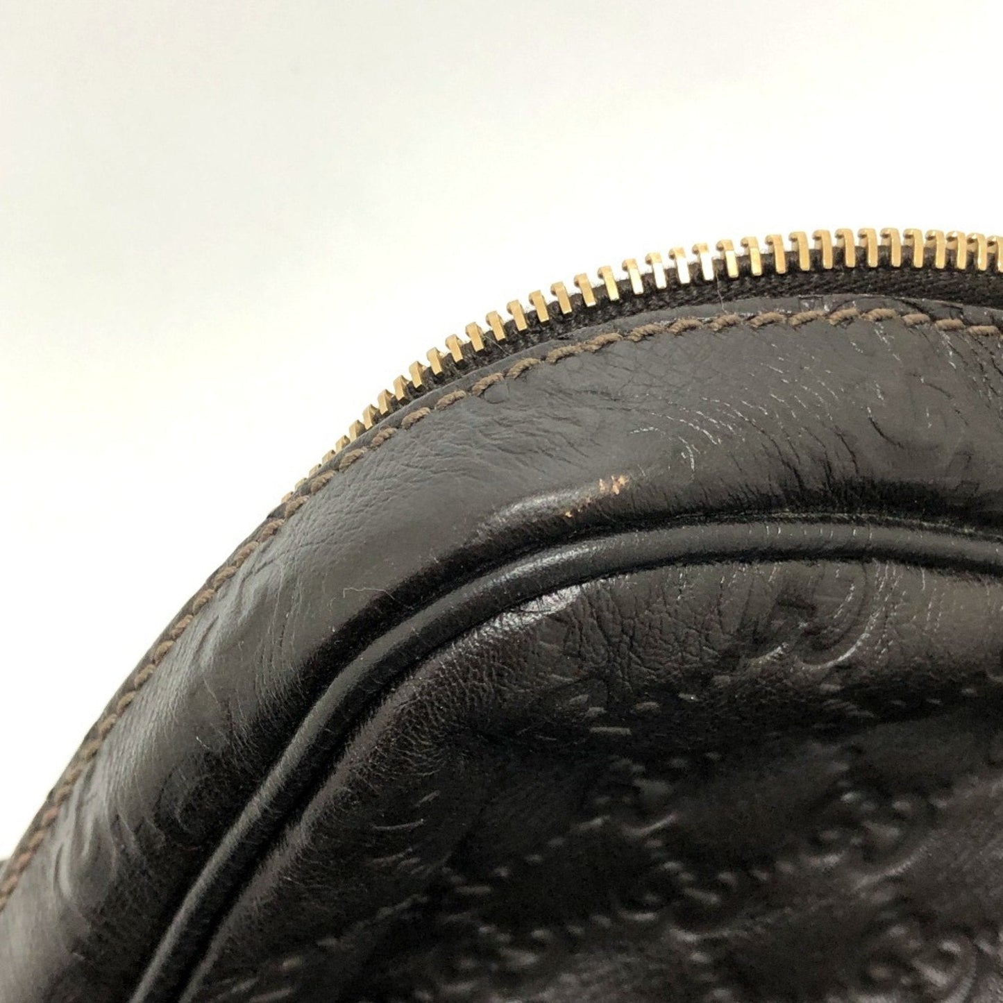 Gucci Brown Leather Briefcase Handbag ( )
