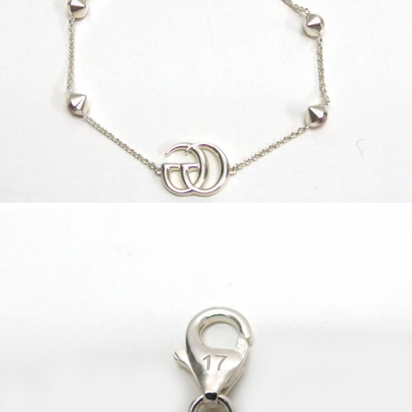 Gucci Pink Silver 925 Charm Bracelet ( )