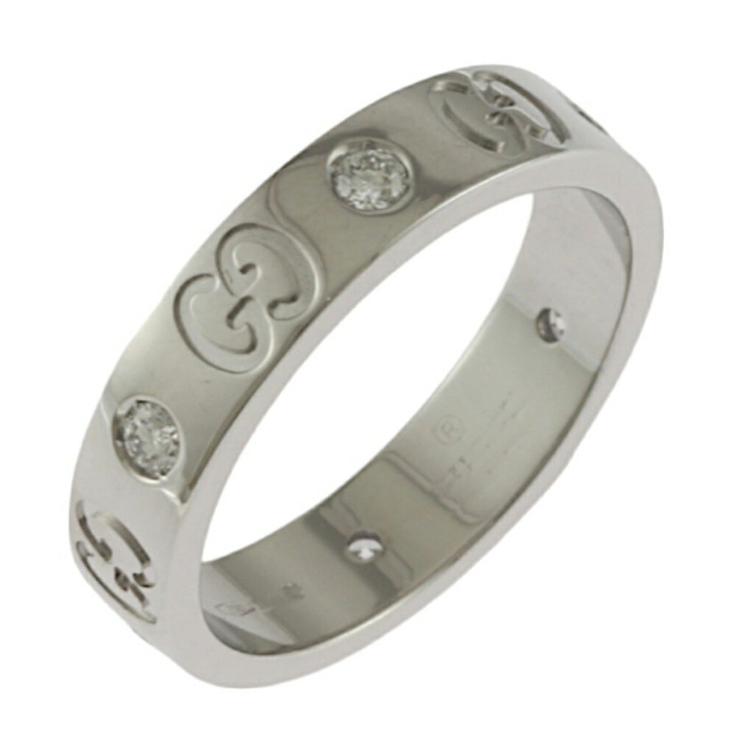 Gucci Icon White Gold White Gold (18K) Band Ring