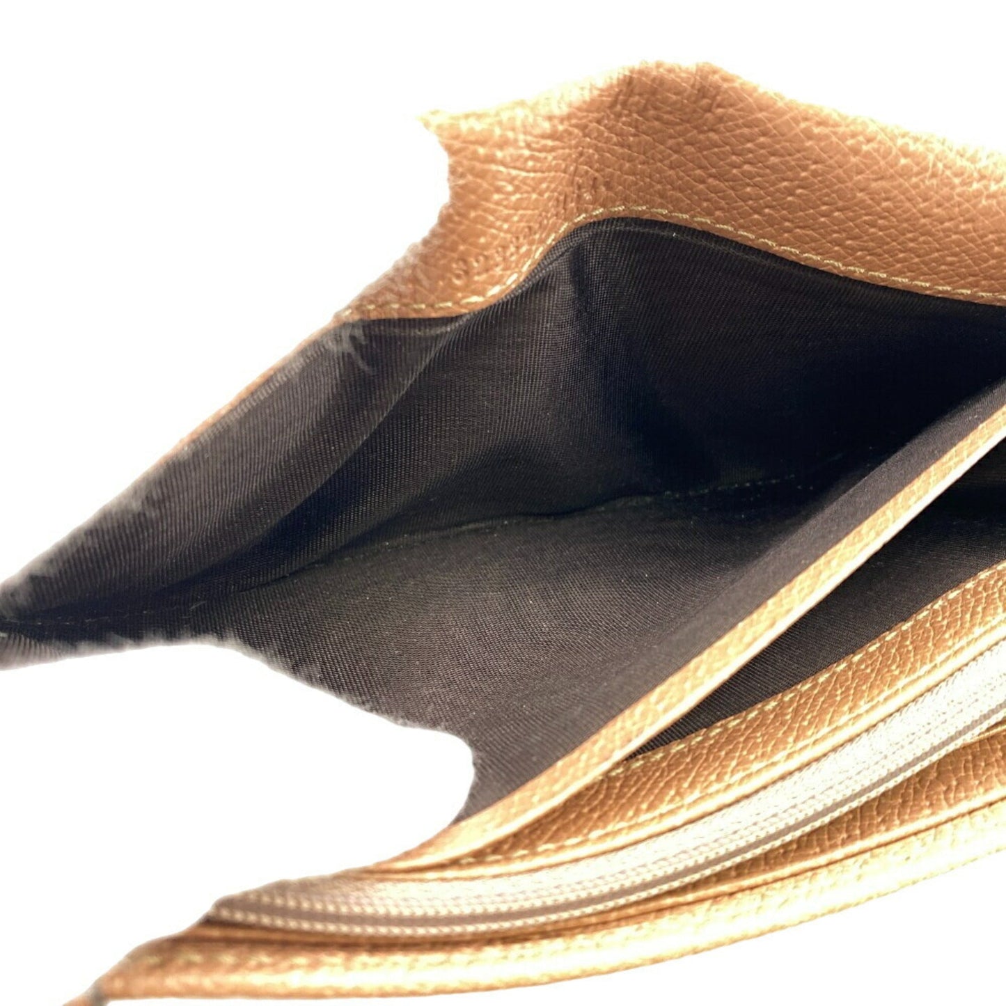 Gucci Beige Pink Canvas Leather Long Wallet (Bi-Fold) ( )