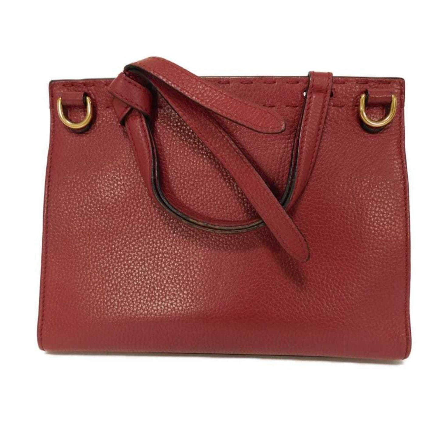 Gucci Gg Marmont Red Color Leather Handbag Shoulder Bag ( )
