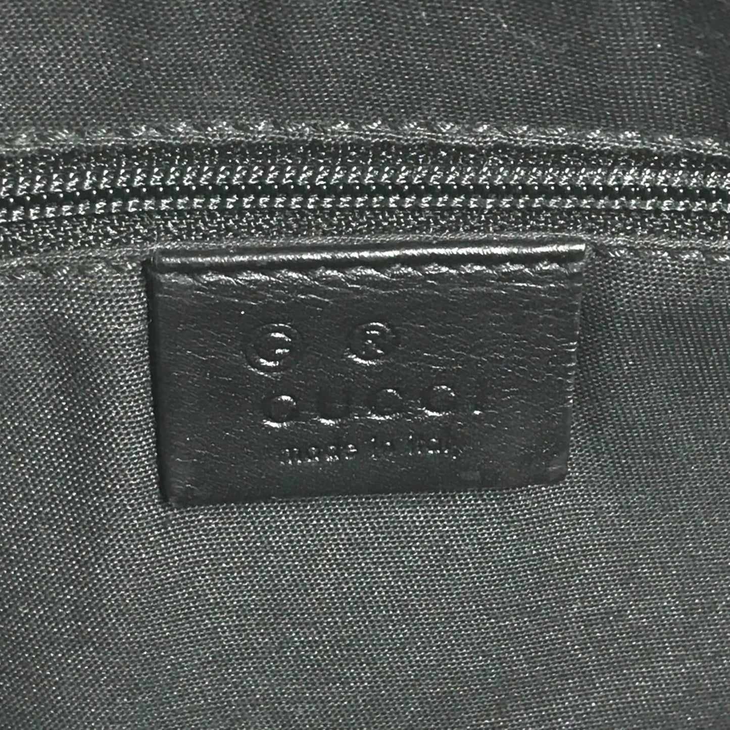 Gucci Guccissima Black Gg Leather Clutch Bag ( )