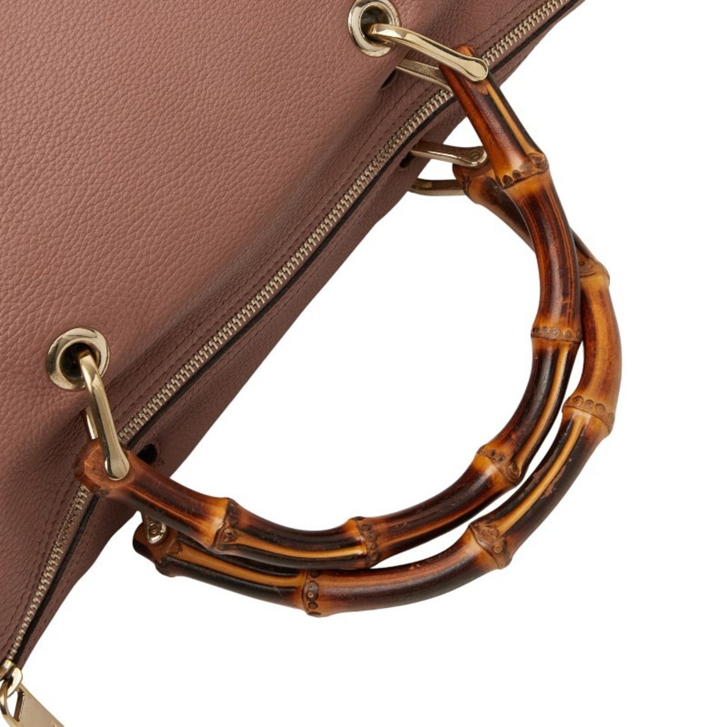 Gucci Pink Leather Handbag Shoulder Bag ( )