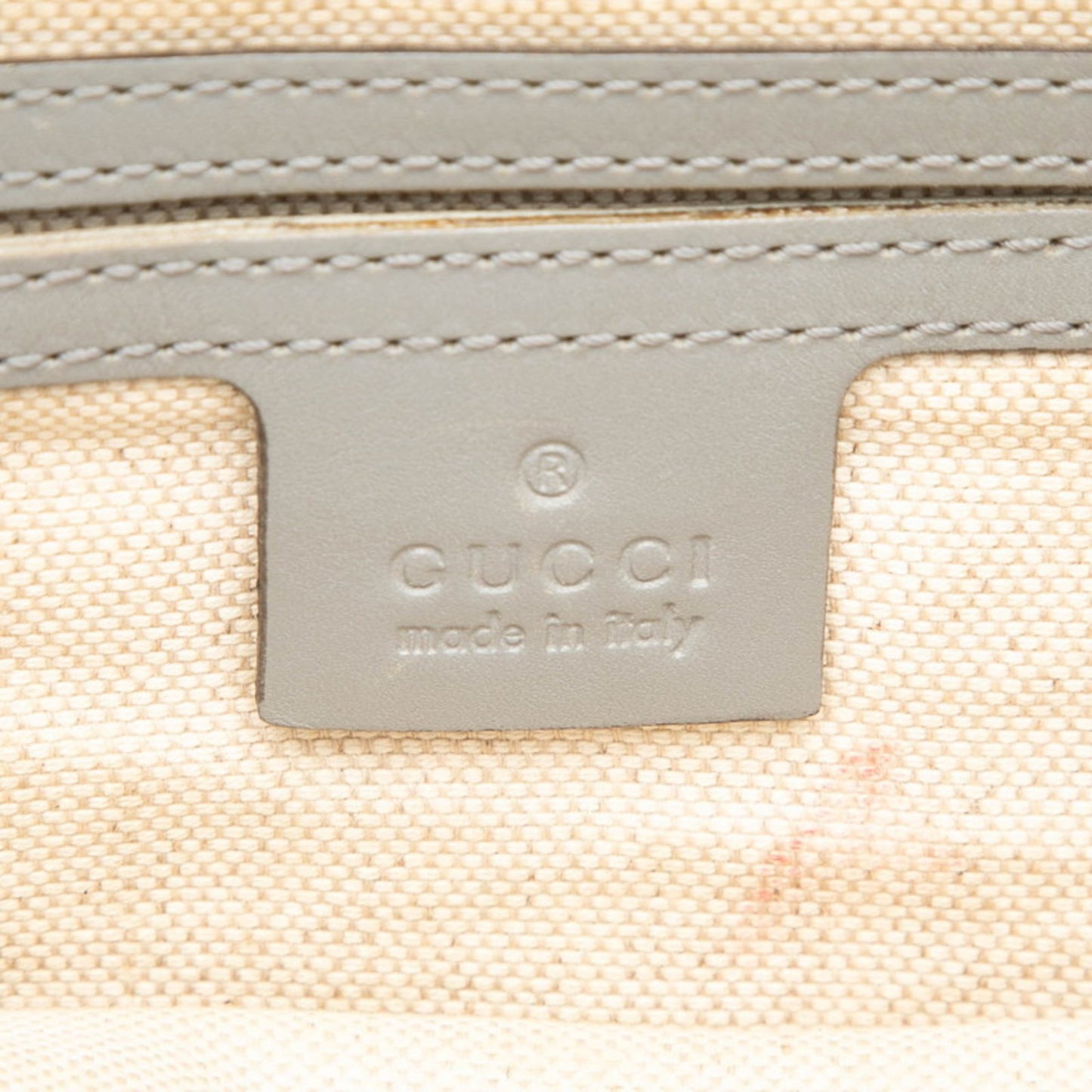 Gucci Beige Gray Pvc Leather Shoulder Bag ( )