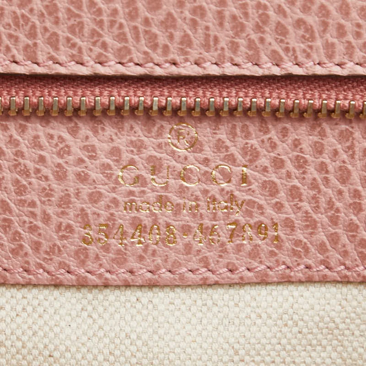 Gucci Pink Leather Shoulder Bag Tote Bag ( )