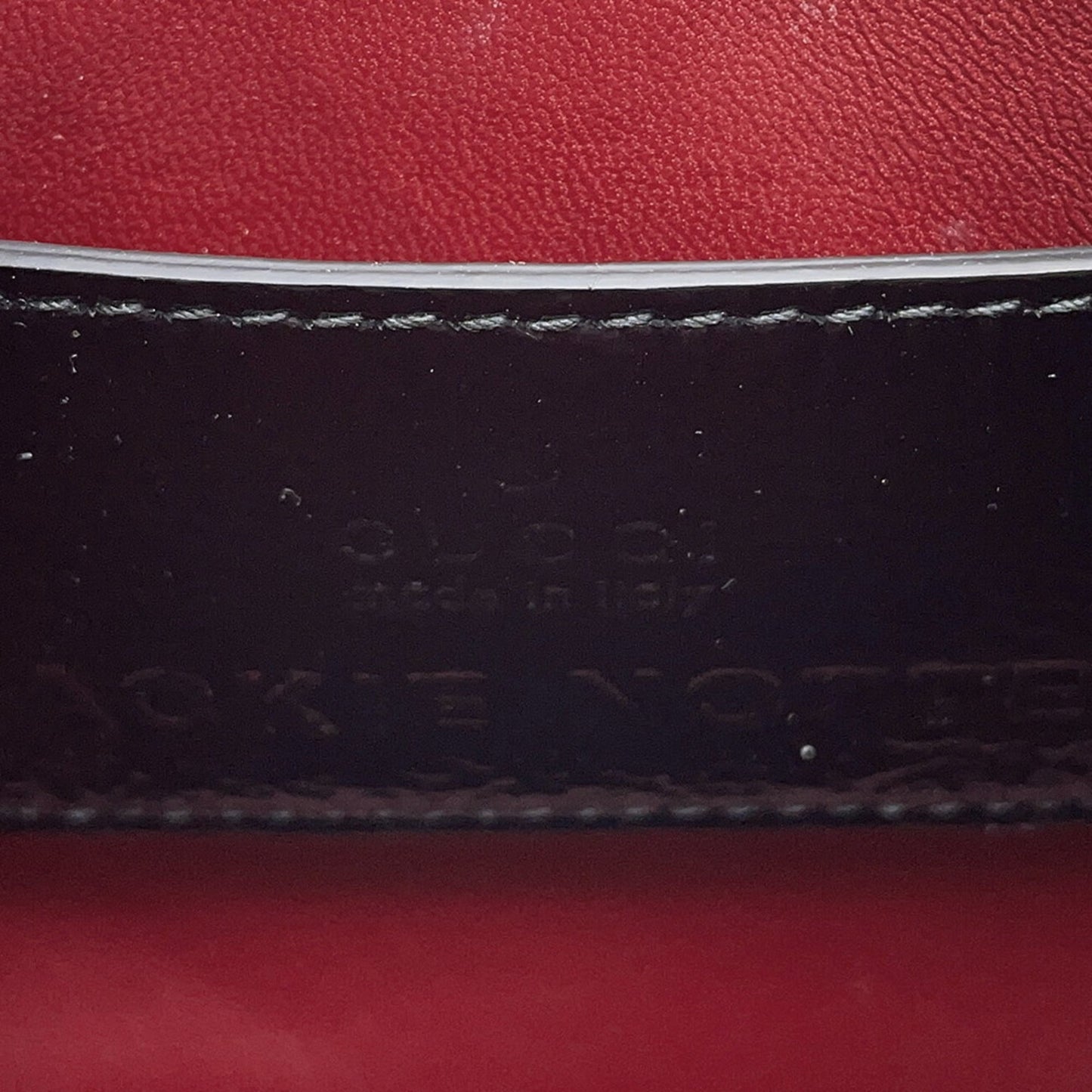 Gucci Black Patent Leather Shoulder Bag ( )