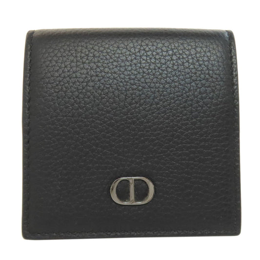 Christian Dior Black Leather Coin Purse/Coin Case ()