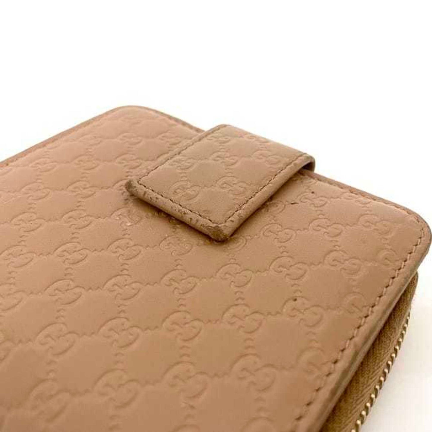 Gucci Gold Beige Leather Wallet (Bi-Fold) ( )