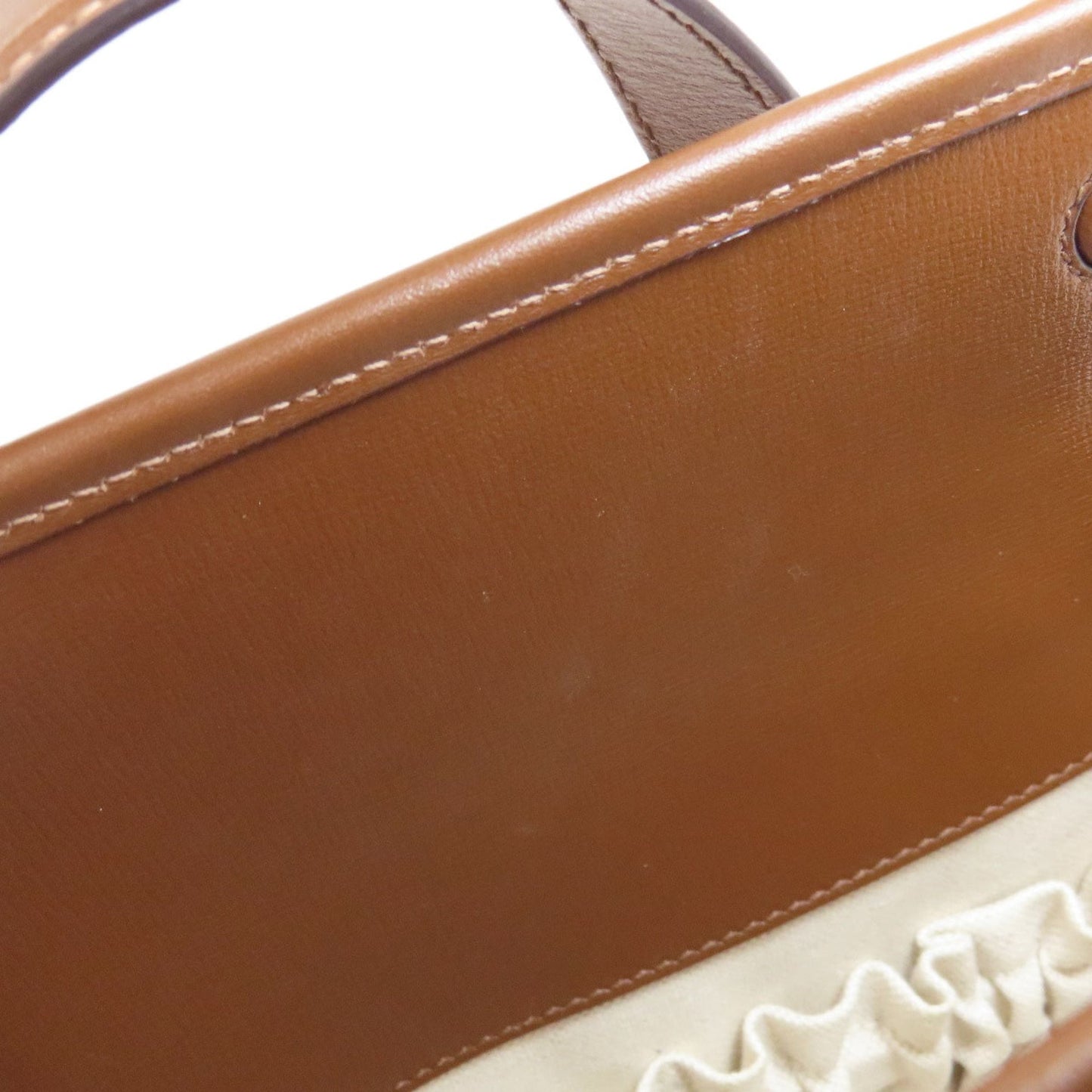 Gucci Brown Pvc Leather Handbag ( )