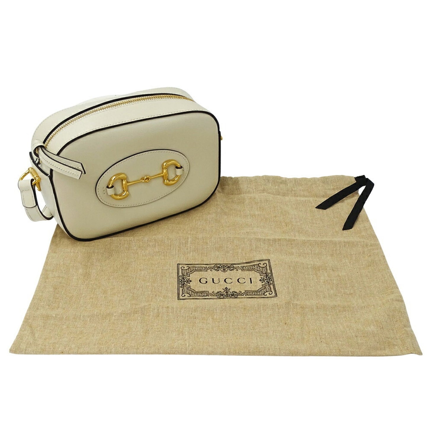 Gucci White Leather Shoulder Bag ( )
