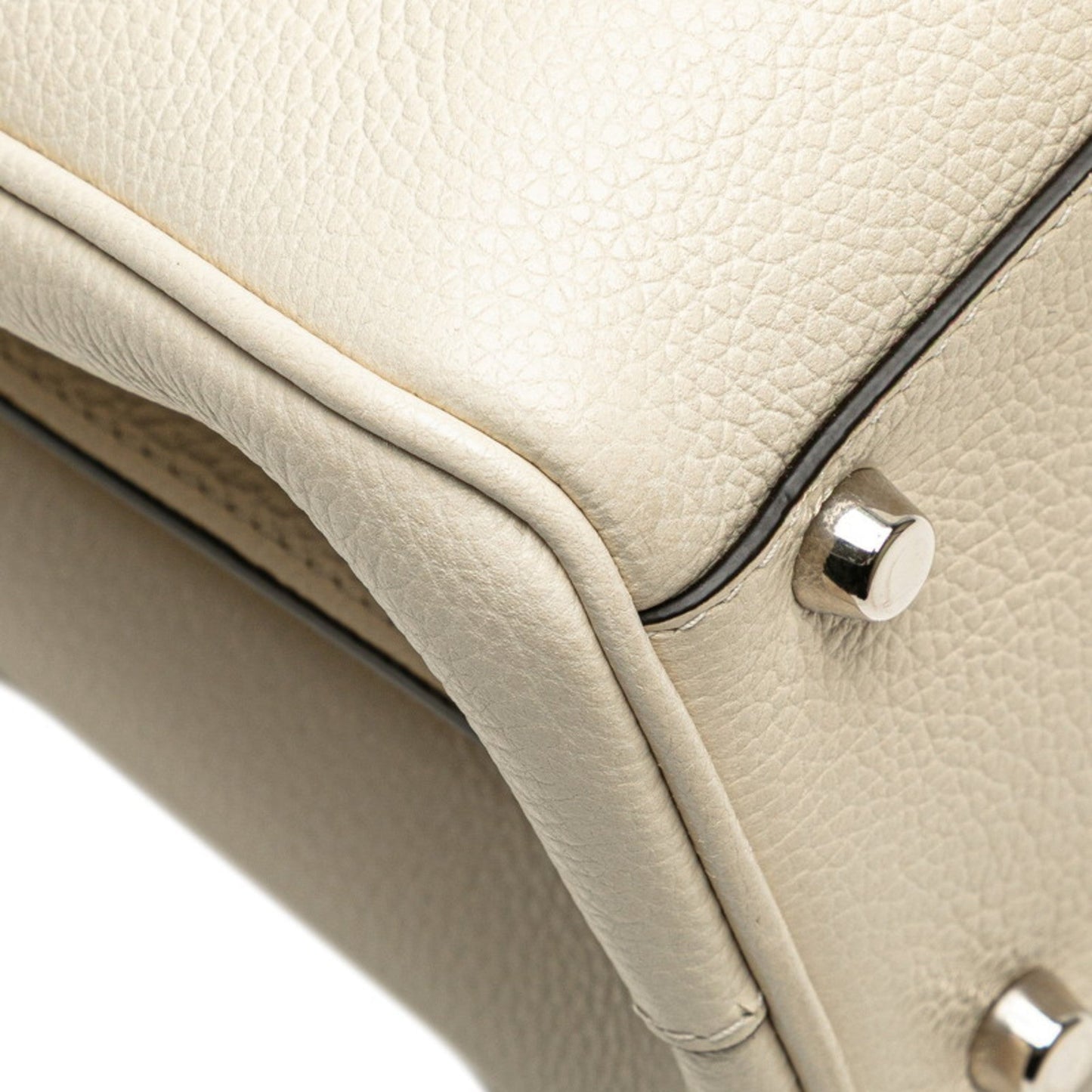 Gucci White Leather Handbag ( )