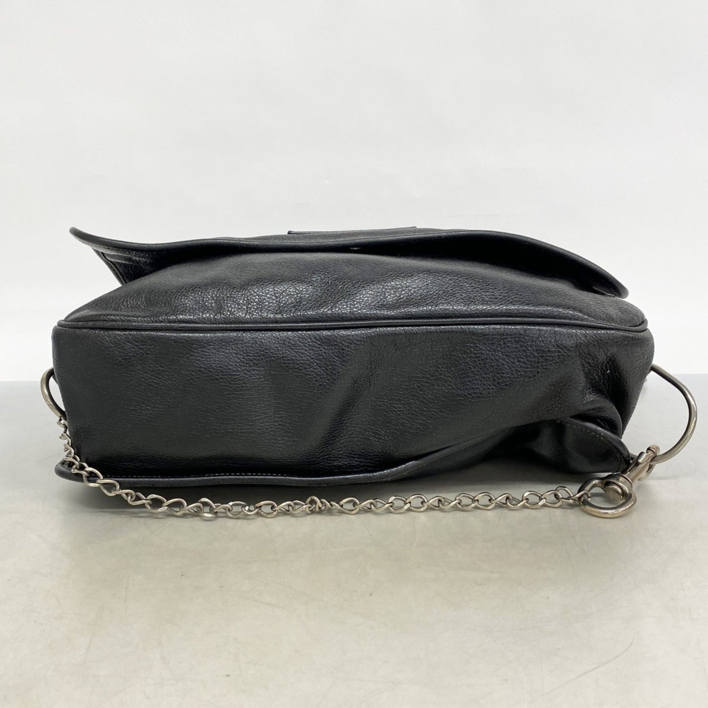 Gucci Black Leather Shoulder Bag ( )