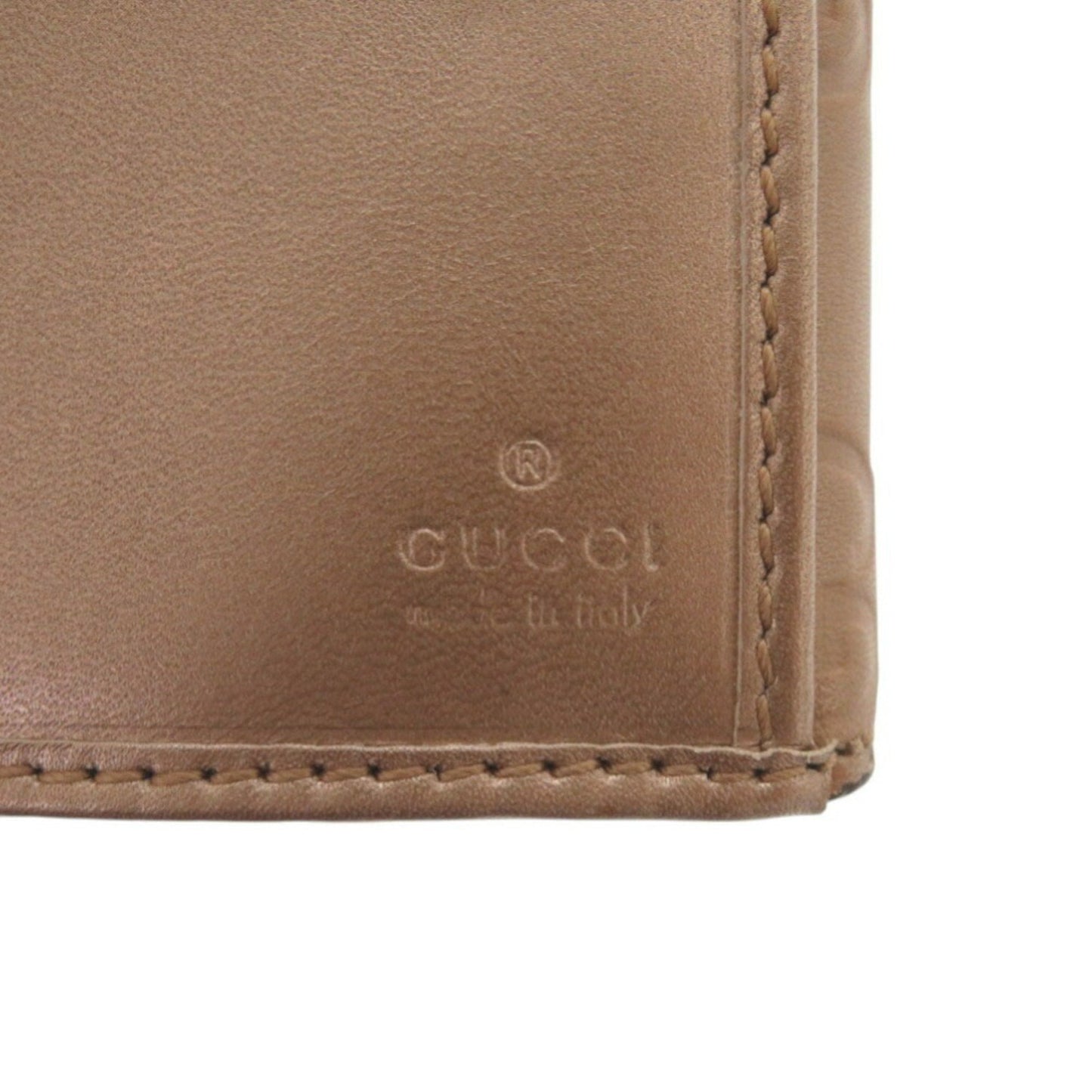 Gucci Guccissima Pink Beige Leather Long Wallet (Bi-Fold) ( )