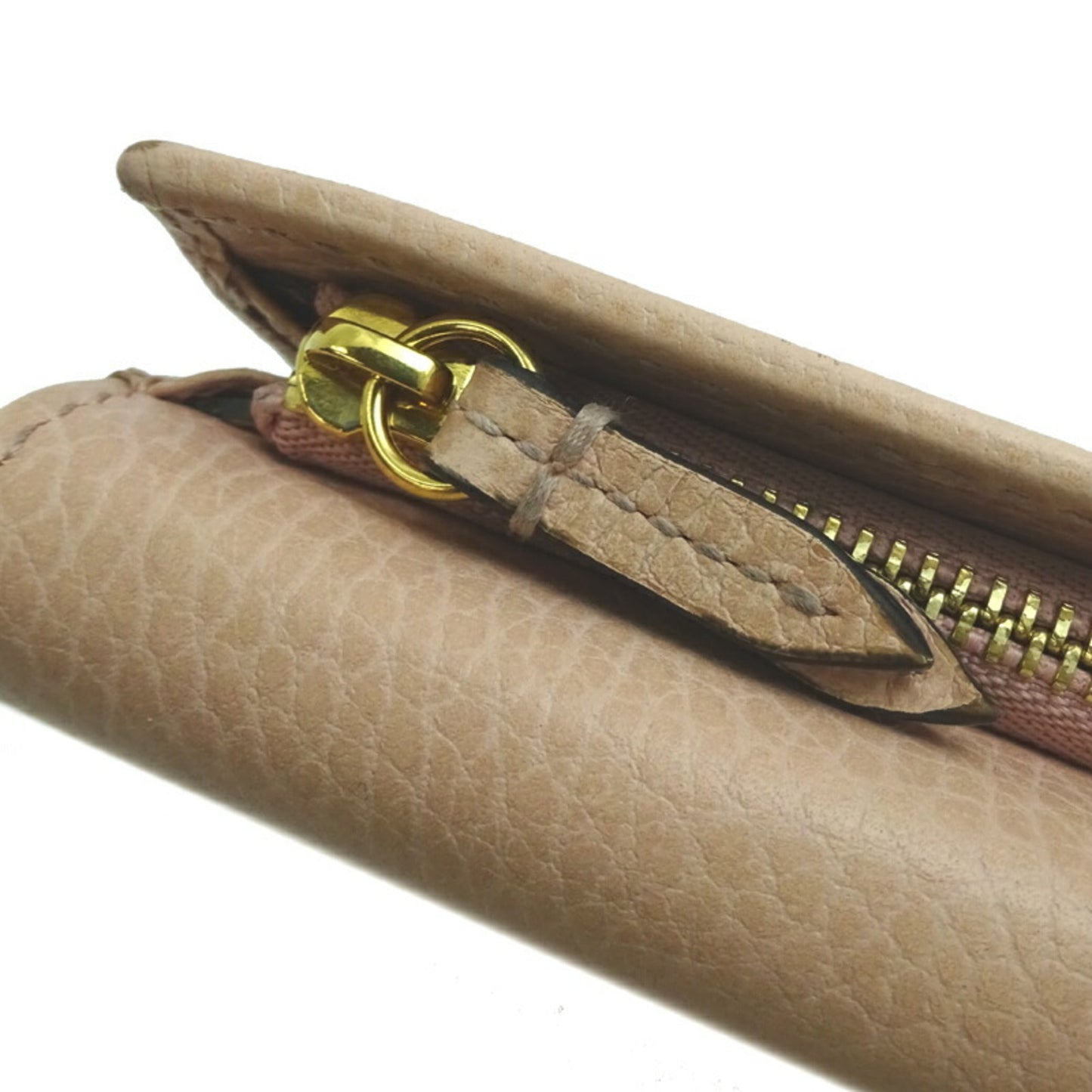 Gucci Pink Leather Wallet (Tri-Fold) ( )