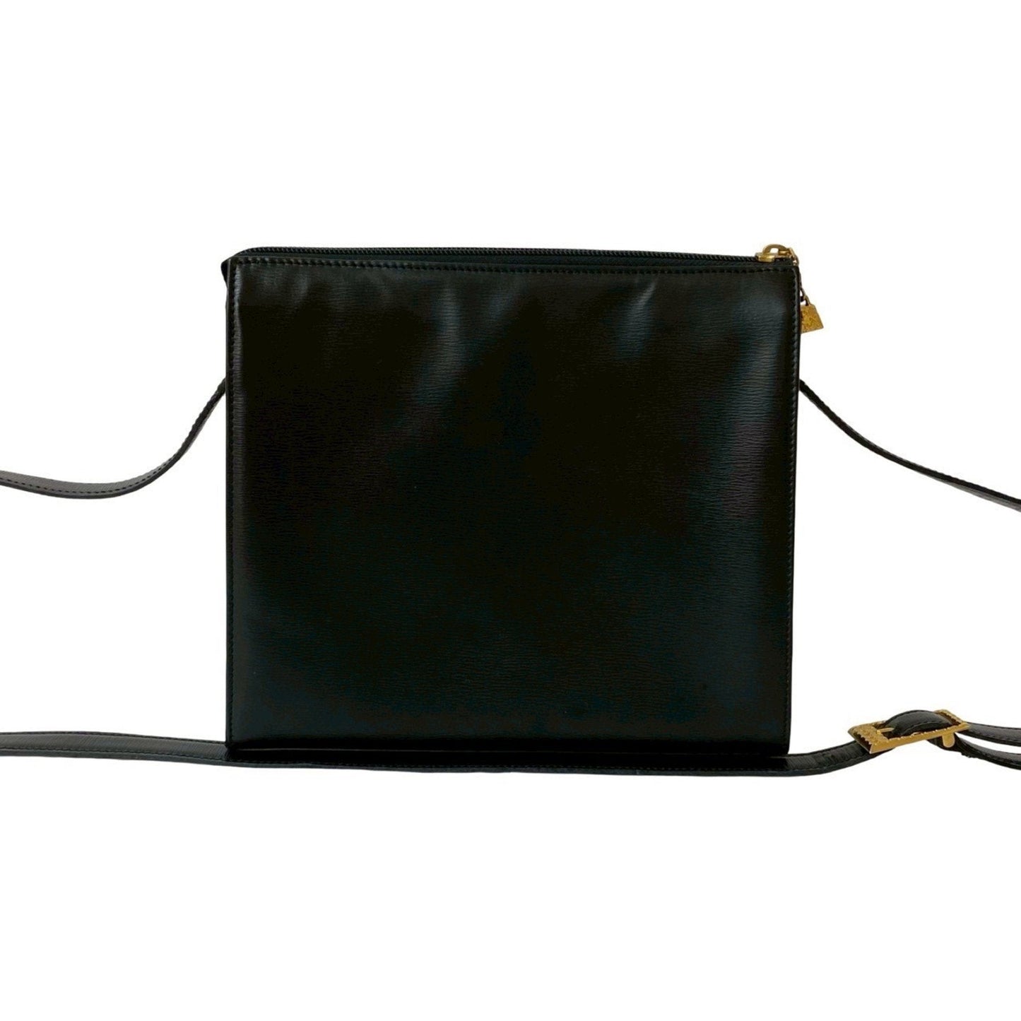 Christian Dior Black Leather Pochette Shoulder Bag ()