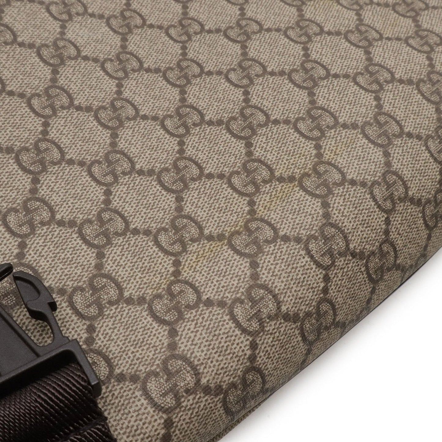Gucci Gg Plus Beige Dark Brown Gg Supreme Shoulder Bag ( )