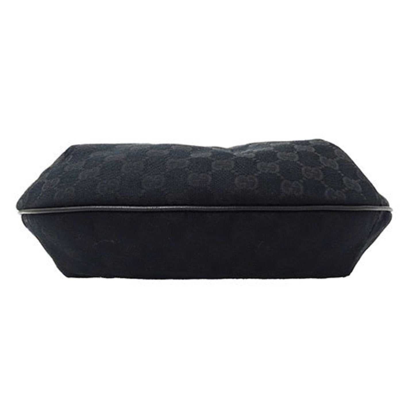 Gucci Black Gg Canvas Shoulder Bag