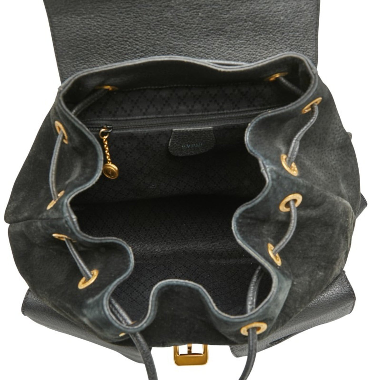 Gucci Black Leather Backpack ( )