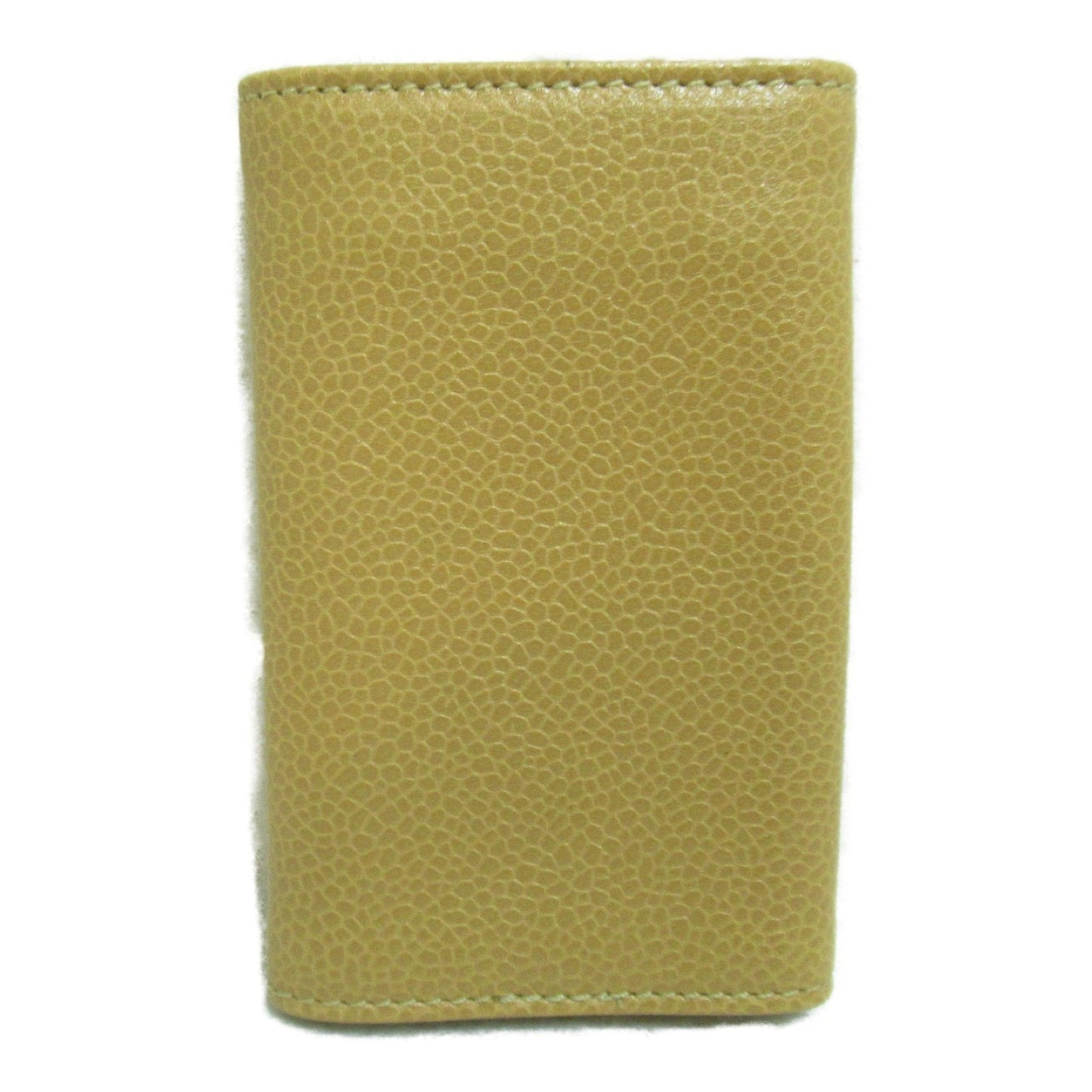 CHANEL 6-ring key case, caviar skin (grained calfskin), women's, beige