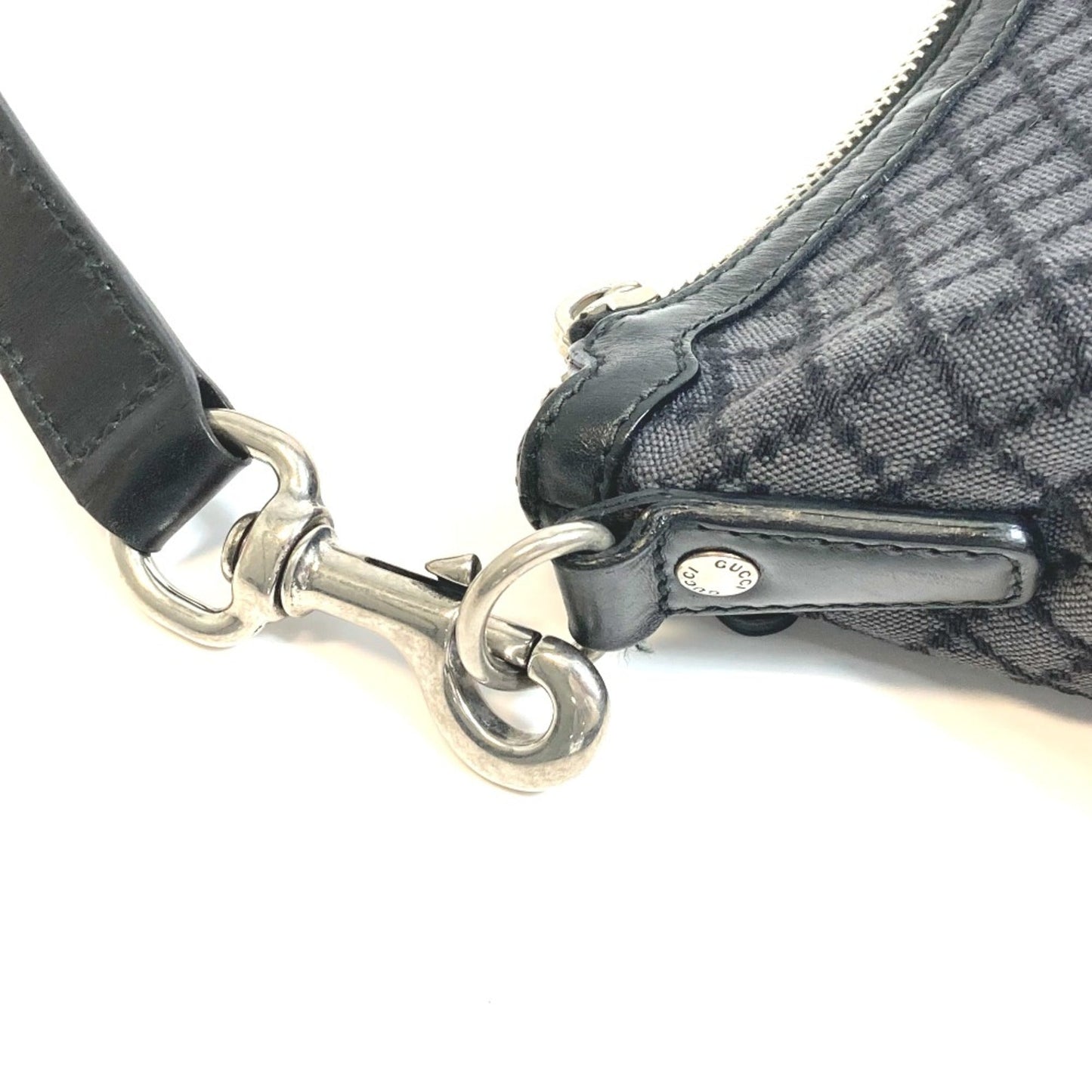 Gucci Black Cloth Shoulder Bag ( )