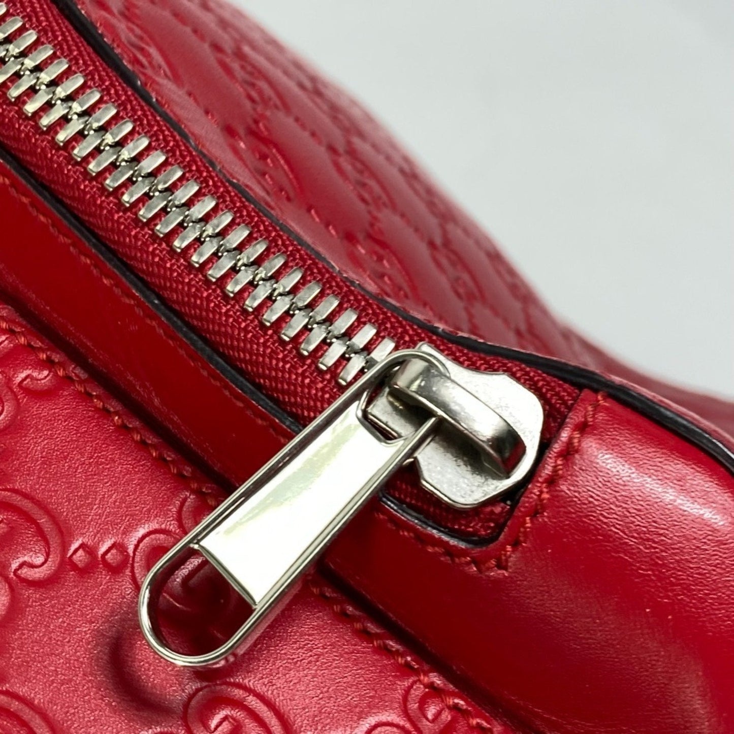 Gucci Red Color Leather Backpack ( )