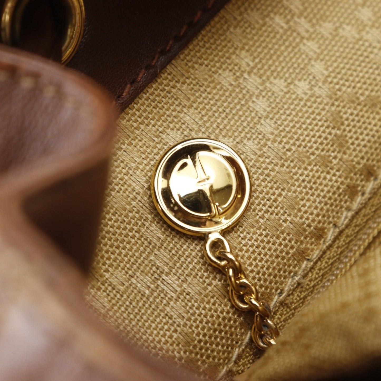 Gucci Brown Leather Backpack ( )