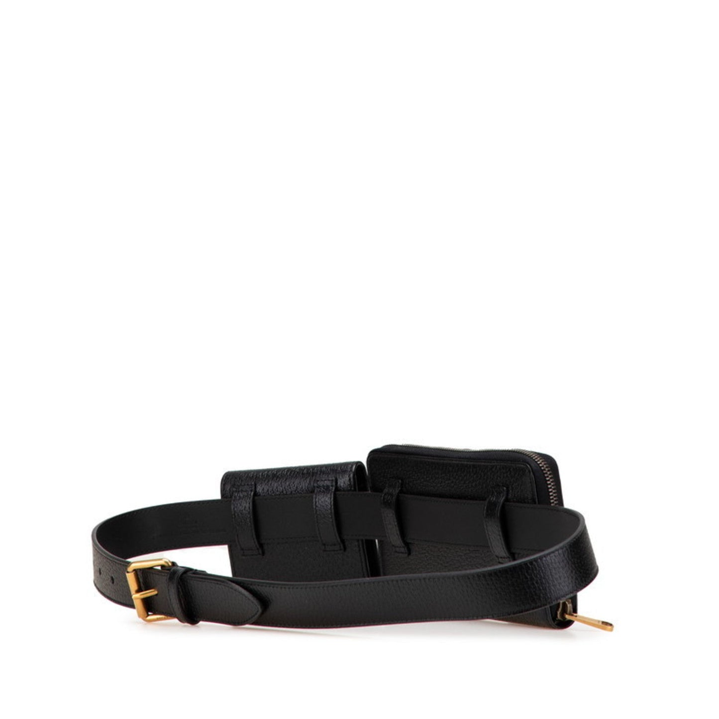 Gucci Black Leather Fanny Pack ( )