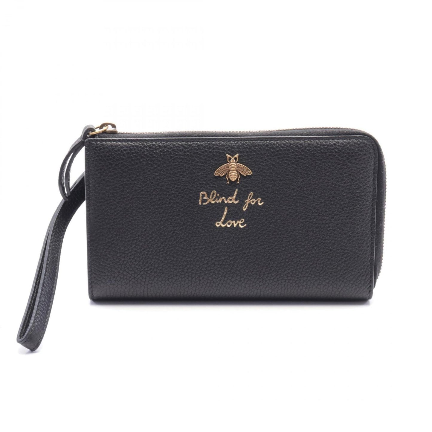 Gucci Black Leather Long Wallet (Bi-Fold)