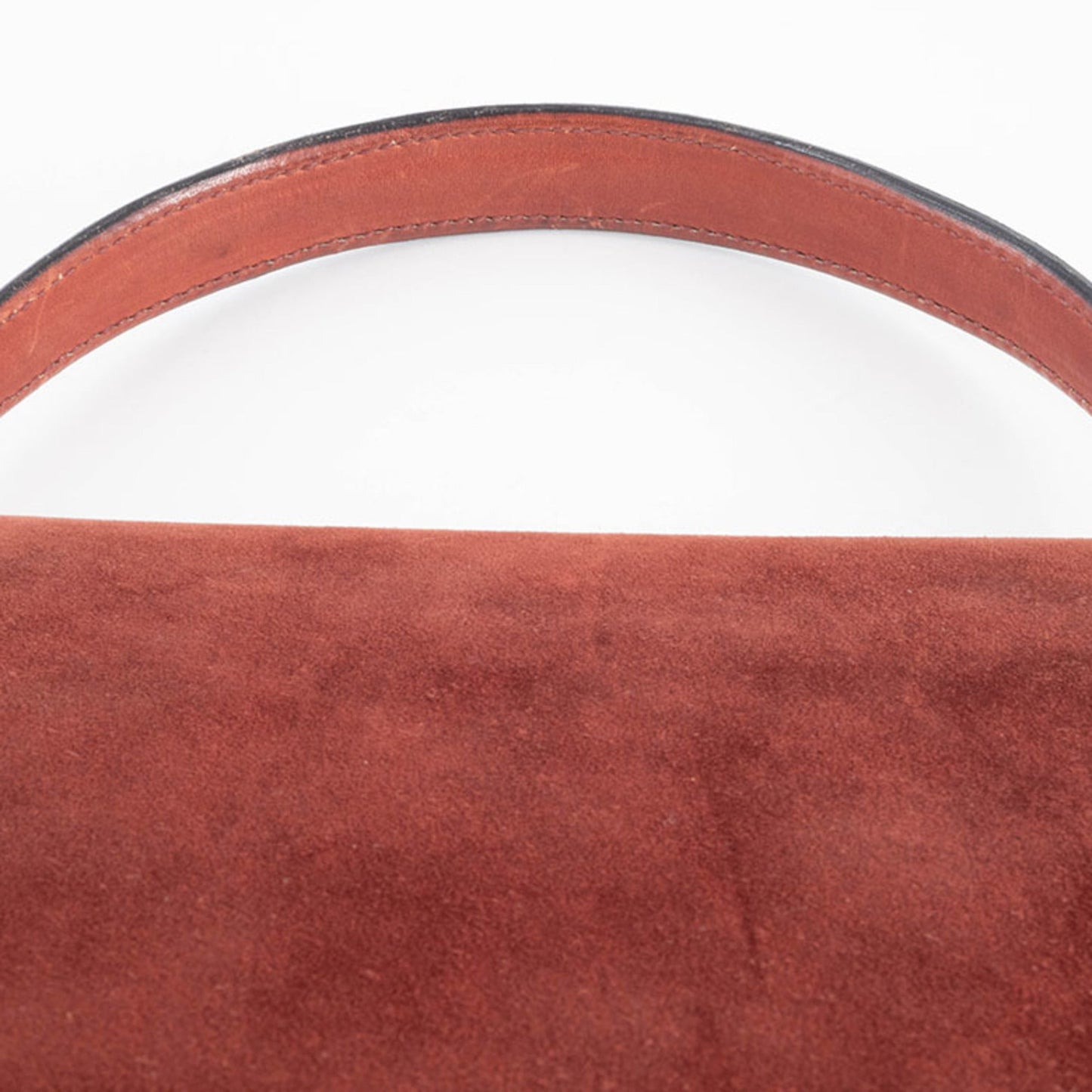 Gucci Brown Suede Handbag ( )