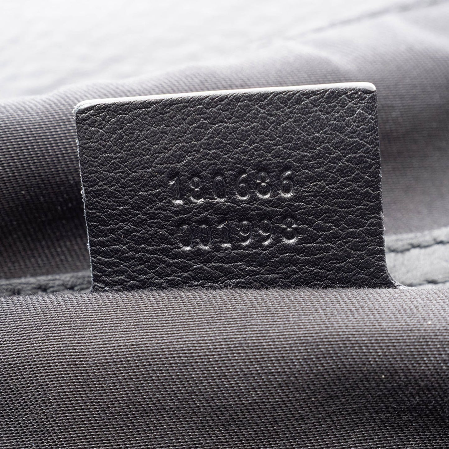 Gucci Black Leather Shoulder Bag ( )