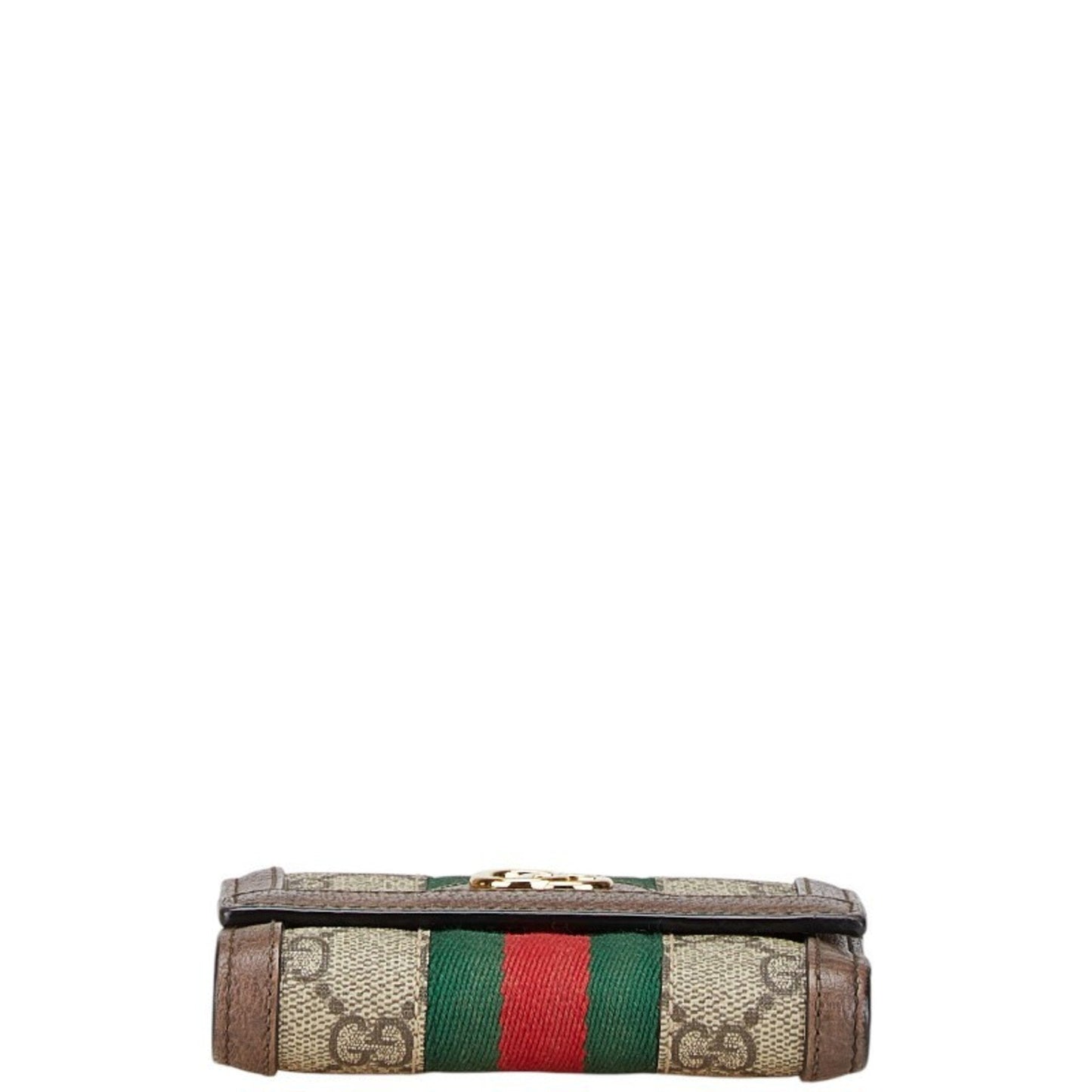Gucci Brown Pvc Leather Wallet (Tri-Fold) ( )